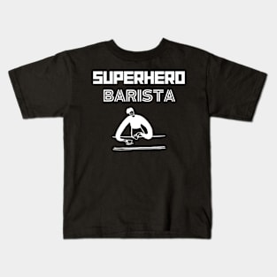 Superhero Barista Kids T-Shirt